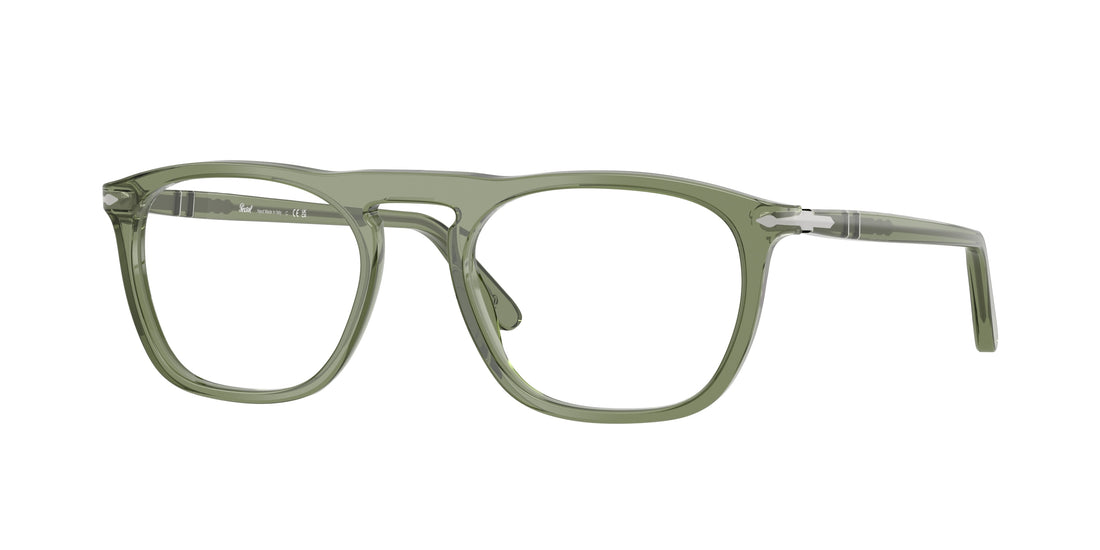 Gafas graduadas persol po3391v 1226 verde square unisex talla 53mm - Vista principal