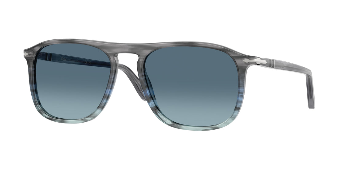 Occhiali da sole persol po3392s 1205q8 gris square unisex taglia 57mm - Vista principale
