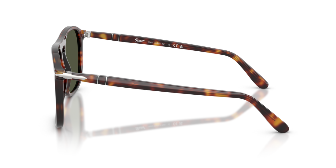 Occhiali da sole persol po3392s 24/31 havana square unisex taglia 54mm - Vista dettagliata