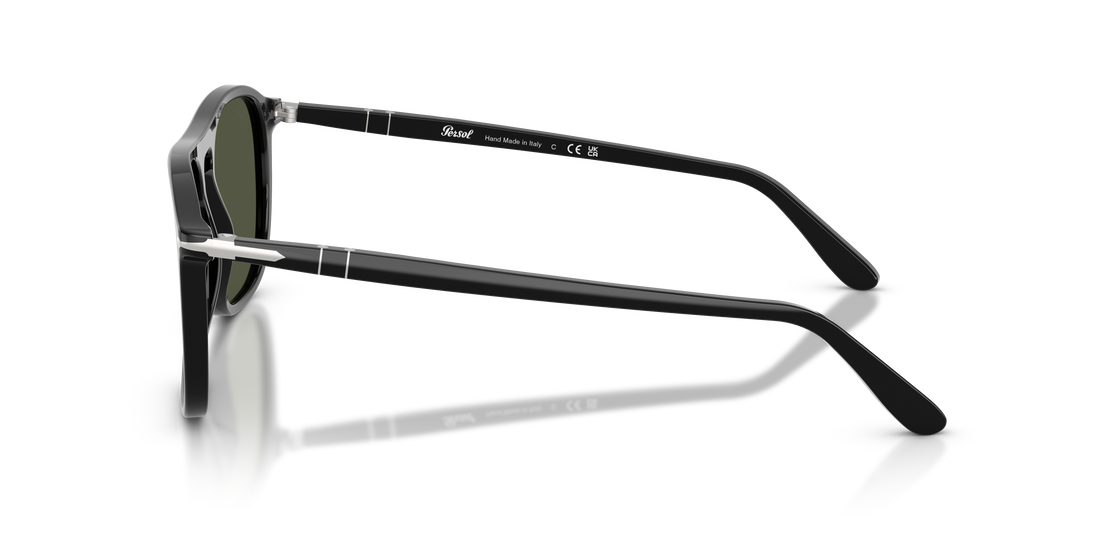 Occhiali da sole persol po3392s 95/31 negro square unisex taglia 54mm - Vista dettagliata