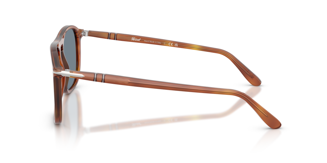 Occhiali da sole persol po3392s 96/56 marron square unisex taglia 57mm - Vista dettagliata