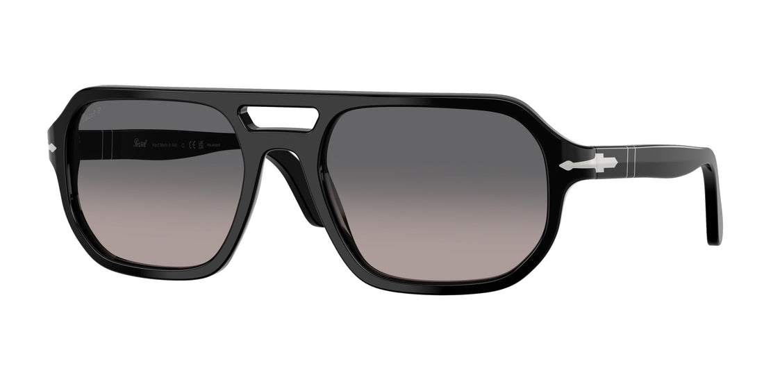 Óculos de sol persol po3393s guido 95/m3 negro pillow unisex tamanho 59mm - Vista principal
