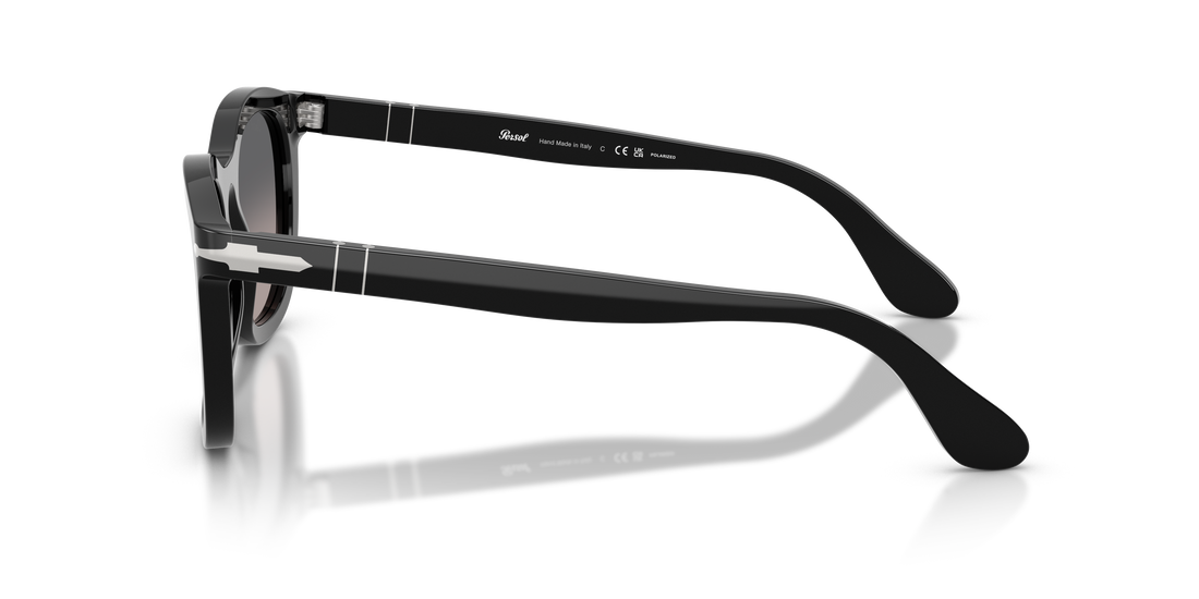 Óculos de sol persol po3395s 95/m3 negro pantos unisex tamanho 52mm - Vista de detalhe