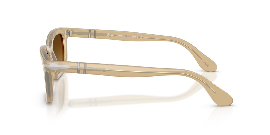 Óculos de sol persol po3396s 116985 marron rectangular unisex tamanho 53mm - Vista de detalhe