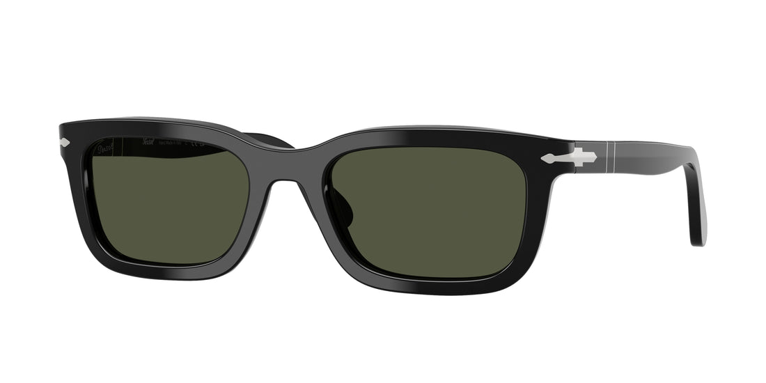 Óculos de sol persol po3396s 95/31 negro rectangular unisex tamanho 53mm - Vista principal