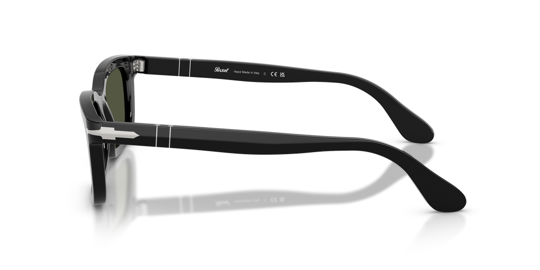 Óculos de sol persol po3396s 95/31 negro rectangular unisex tamanho 53mm - Vista de detalhe