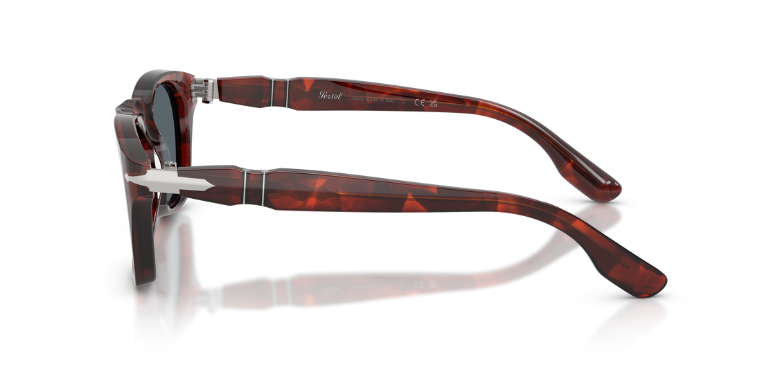 Óculos de sol persol po8001s 1242r5 havana pantos unisex tamanho 51mm - Vista de detalhe