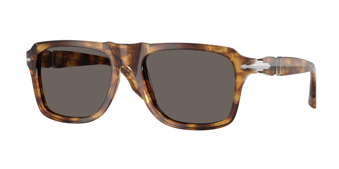 Óculos de sol persol po8002s 1243b1 havana rectangular masculino tamanho 55mm - Vista principal