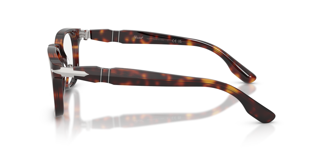 Prescription glasses persol po8003v 24 havana pantos unisex size 52mm - Detailed view