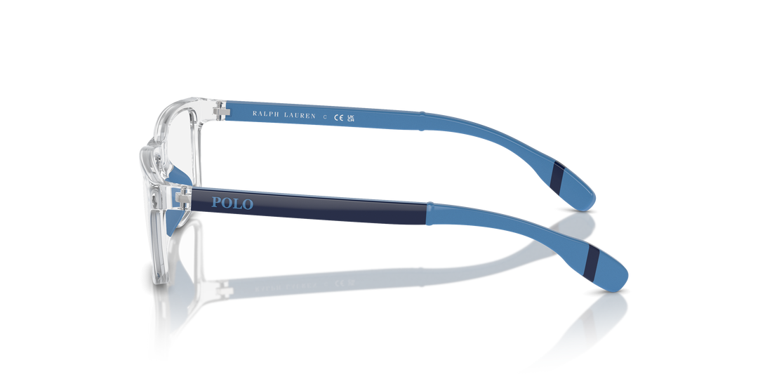 Óculos graduados polo pp8547u 5869 azul rectangular masculino tamanho 49mm - Vista de detalhe