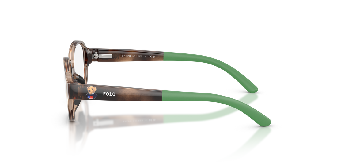 Prescription glasses polo pp8552u 5003 havana oval infantil size 43mm - Detailed view