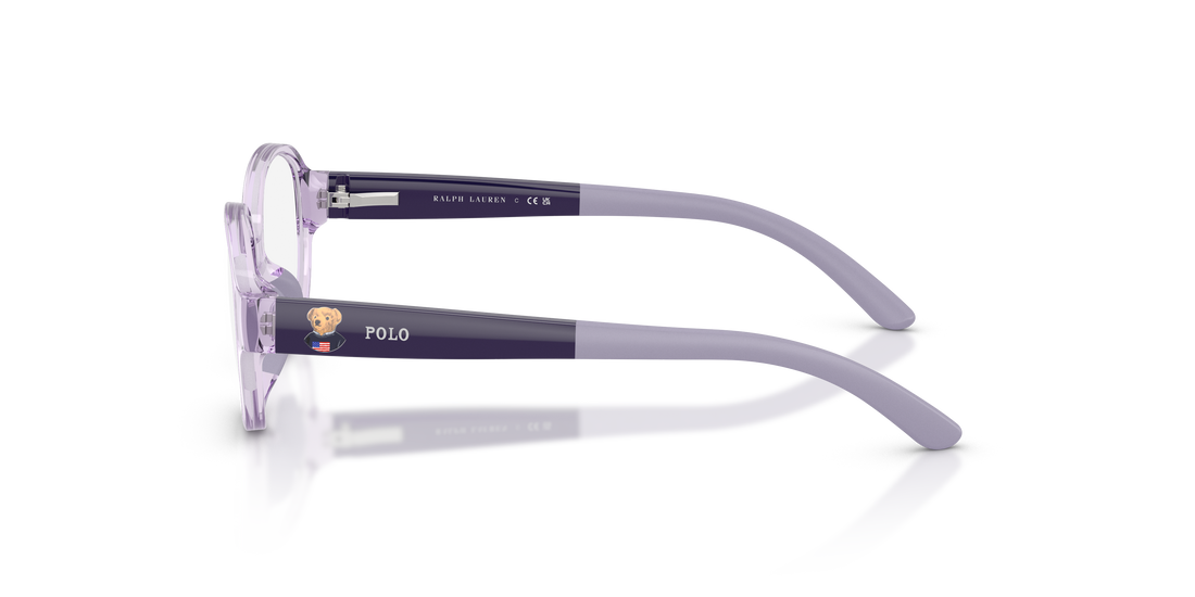 Occhiali da vista polo pp8552u 5746 violeta oval infantil taglia 43mm - Vista dettagliata