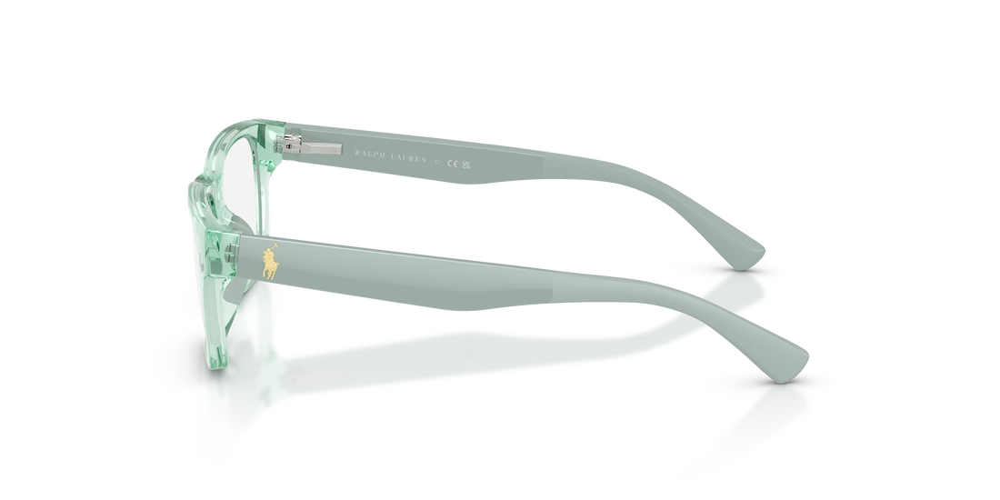 Prescription glasses polo pp8555u 6367 verde rectangular infantil size 49mm - Detailed view