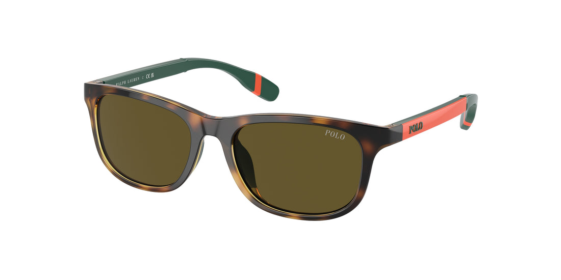Occhiali da sole polo pp9507u 500373 havana pillow unisex taglia 49mm - Vista principale