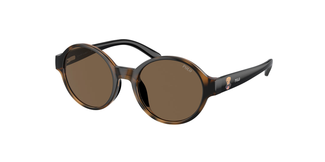Occhiali da sole polo pp9508u 500373 marron round unisex taglia 44mm - Vista principale