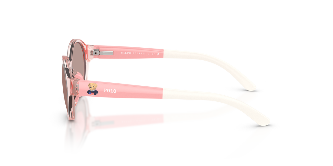 Occhiali da sole polo pp9510u 62667n rosa round infantil taglia 45mm - Vista dettagliata