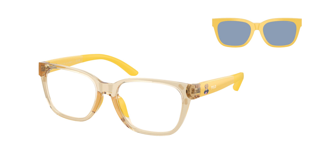 Lunettes de soleil polo pp9511u 575672 amarillo square infantil taille 51mm - Vue principale