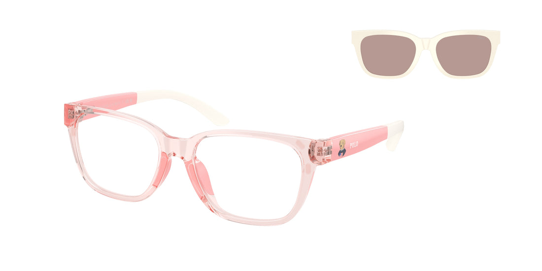 Lunettes de soleil polo pp9511u 62667n rosa square infantil taille 51mm - Vue principale