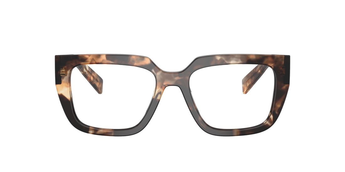Lunettes de vue prada pr a03v 14p1o1 havana irregular femenina taille 52mm - Vue détaillée