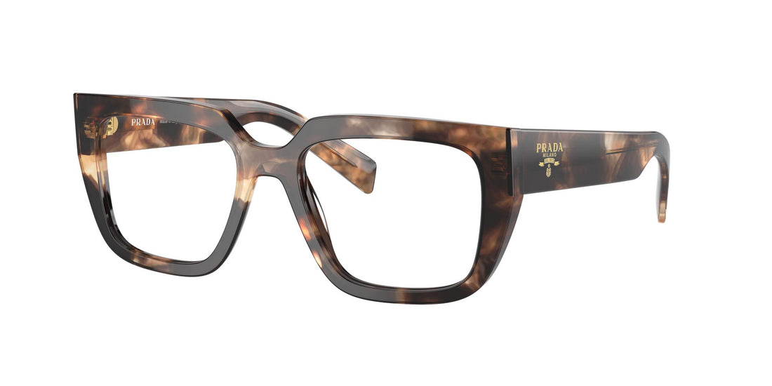 Lunettes de vue prada pr a03v 14p1o1 havana irregular femenina taille 52mm - Vue principale