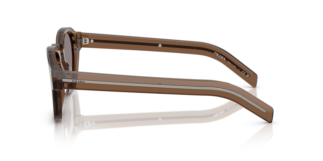 Óculos de sol prada pr a16s 28i03d transparente pantos masculino tamanho 49mm - Vista de detalhe