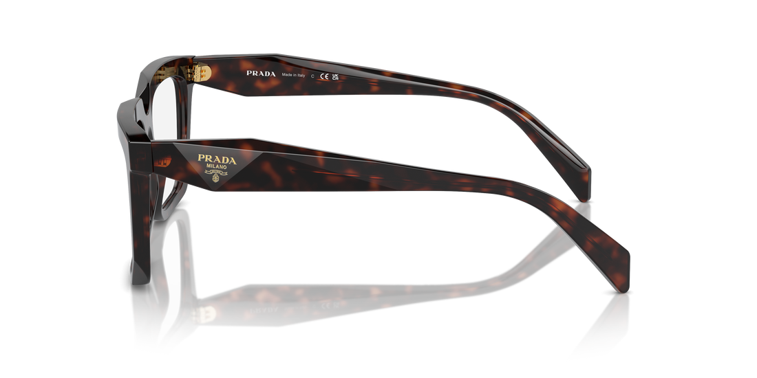 Okulary korekcyjne prada pr a19v 17n1o1 havana rectangular femenina rozmiar 54mm - Widok szczegółowy