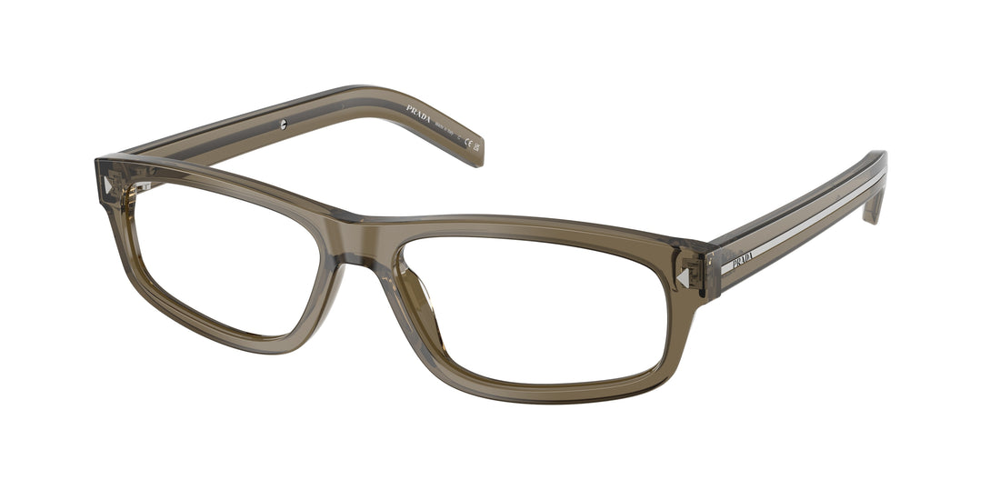 Occhiali da vista prada pr b02v 18t1o1 marrón rectangular masculino taglia 55mm - Vista principale