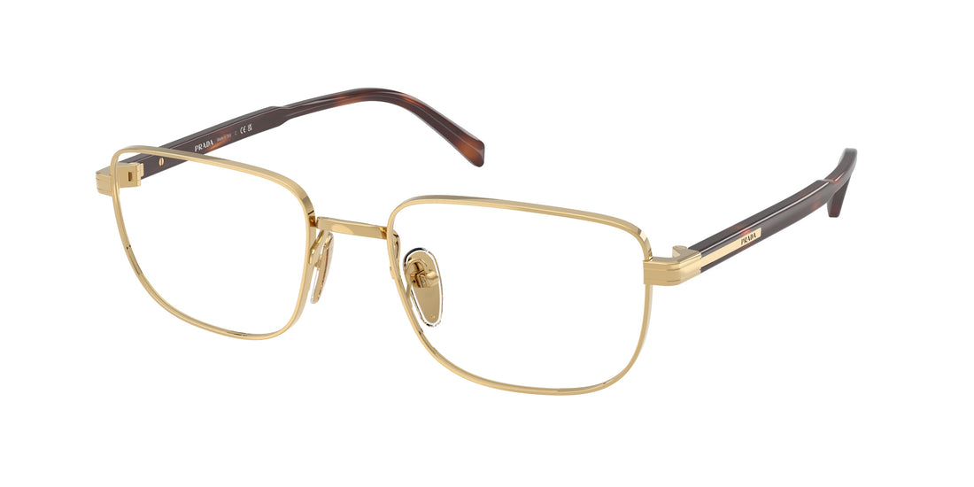 Occhiali da vista prada pr b51v 5ak1o1 oro rectangular masculino taglia 55mm - Vista principale