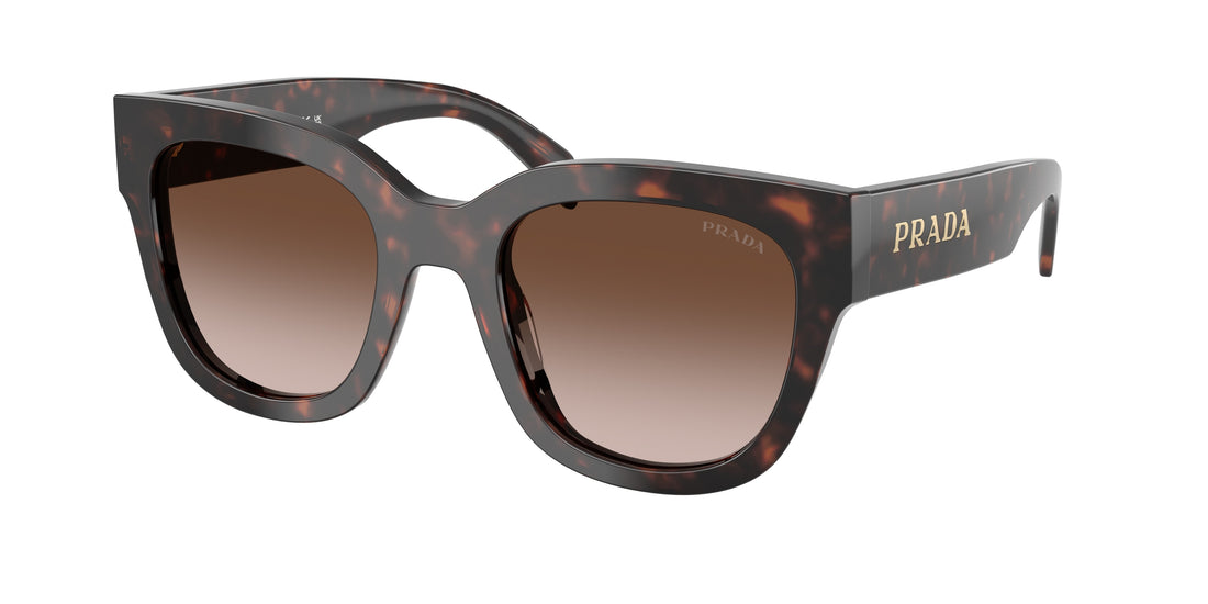 Lunettes de soleil prada pr c04s 17n80a havana square femenino taille 52mm - Vue principale