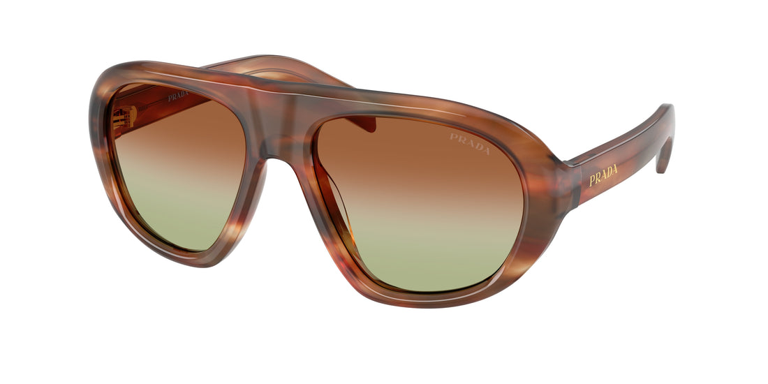 Occhiali da sole prada pr c05s 24g70t marron irregular femenino taglia 57mm - Vista principale