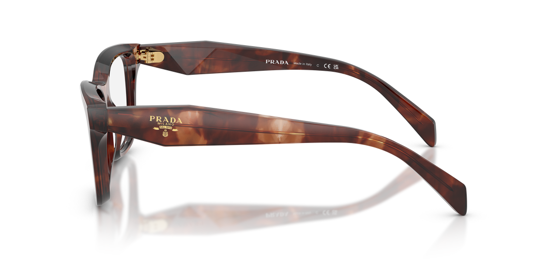 Occhiali da vista prada pr c10v 14p1o1 havana butterfly femenino taglia 54mm - Vista dettagliata