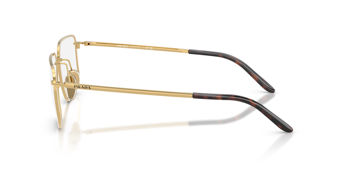 Occhiali da vista prada pr c52v 5ak1o1 dorado rectangular femenino taglia 53mm - Vista dettagliata