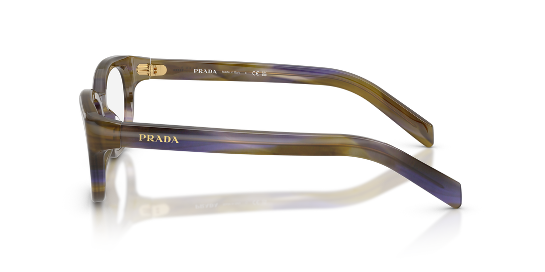 Óculos graduados prada pr d03vu 23g1o1 havana pantos femenino tamanho 54mm - Vista de detalhe