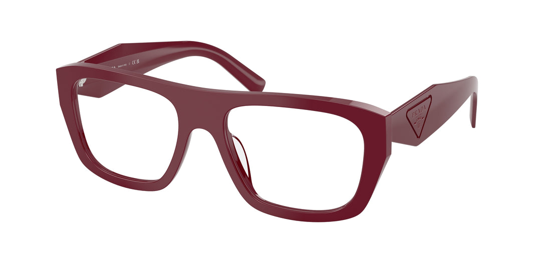 Brillen prada pr d07vu 23l1o1 marron rectangular femenino größe 52mm - Hauptansicht