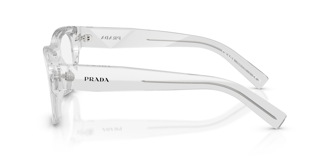 Occhiali da vista prada pr d08vu 12r1o1 transparente square masculino taglia 53mm - Vista dettagliata