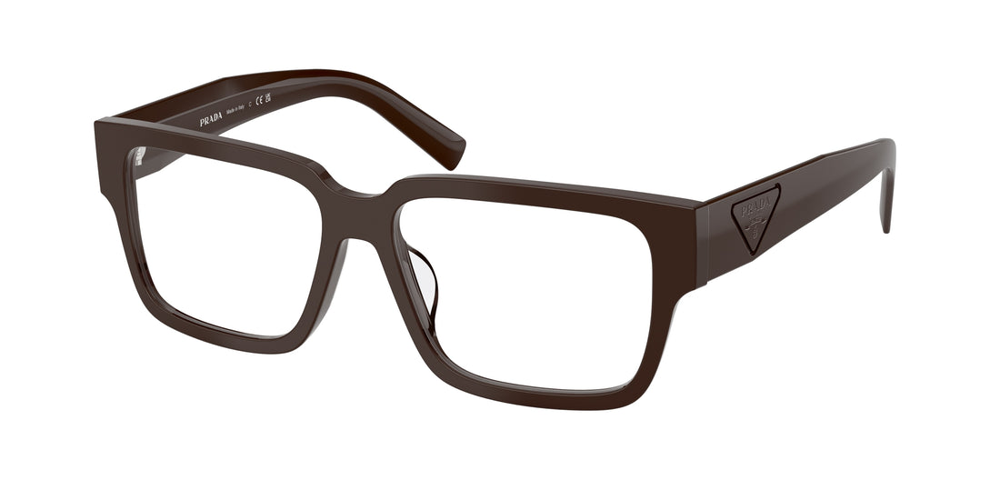 Occhiali da vista prada pr d10vd 27i1o1 marron rectangular masculino taglia 55mm - Vista principale
