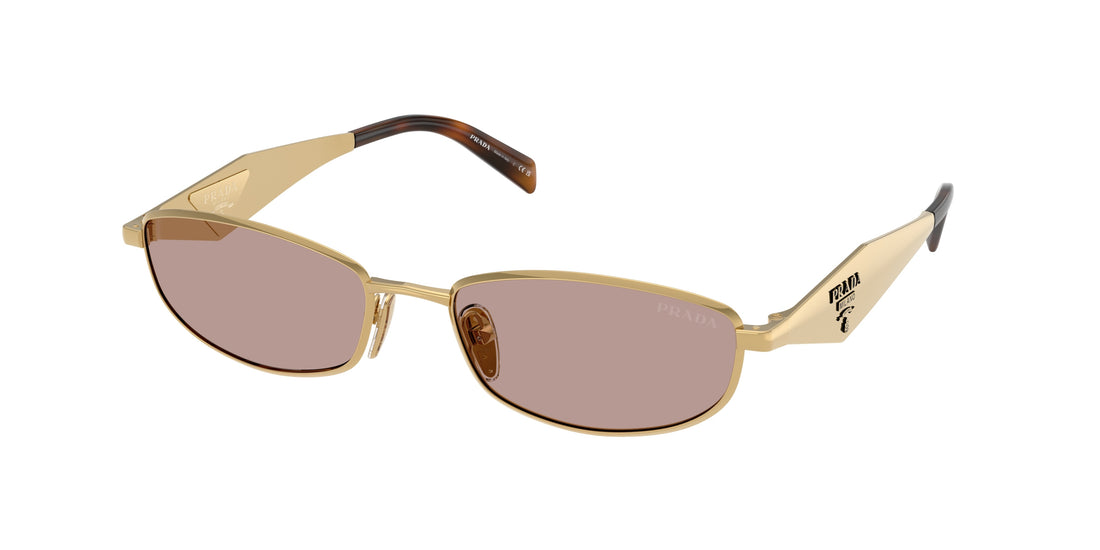 Óculos de sol prada pr d51s 5ak20i dorado oval femenino tamanho 55mm - Vista principal