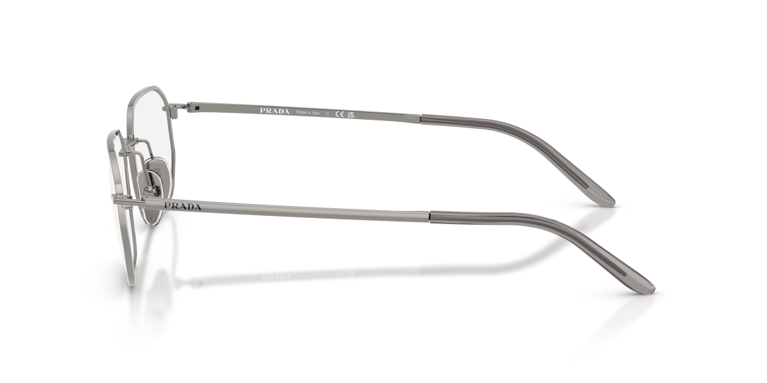 Occhiali da vista prada pr d51v 5av1o1 gris irregular masculino taglia 52mm - Vista dettagliata