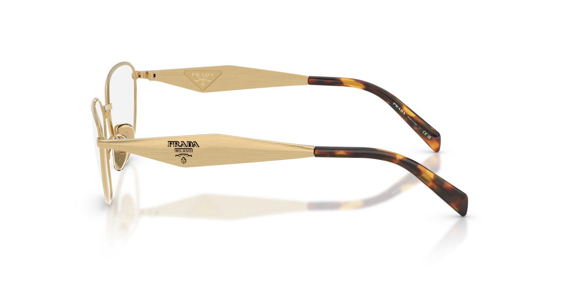Occhiali da vista prada pr d52v 24j1o1 dorado irregular femenino taglia 54mm - Vista dettagliata