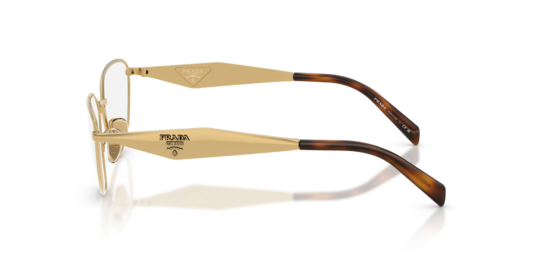 Occhiali da vista prada pr d52v 5ak1o1 dorado irregular femenino taglia 54mm - Vista dettagliata