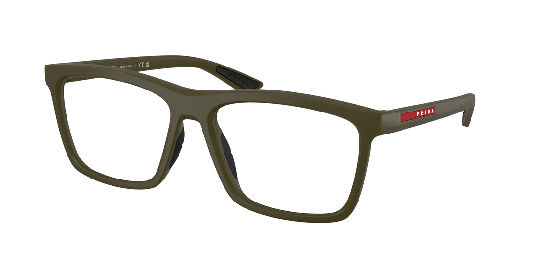 Prescription glasses prada linea rossa ps 01tv 15x1o1 verde pillow masculino size 54mm - Main view