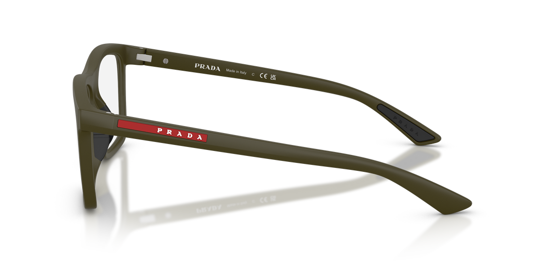 Prescription glasses prada linea rossa ps 01tv 15x1o1 verde pillow masculino size 54mm - Detailed view