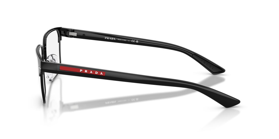 Gafas graduadas prada linea rossa ps 50tv 1ab1o1 negro square masculino talla 55mm - Vista de detalle