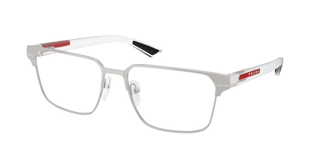 Gafas graduadas prada linea rossa ps 50tv 1bc1o1 plateado square masculino talla 57mm - Vista principal