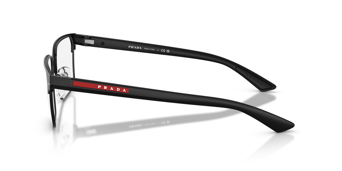 Prescription glasses prada linea rossa ps 50tv 1bo1o1 negro square masculino size 57mm - Detailed view