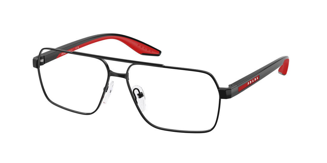 Prescription glasses prada linea rossa ps 51tv 1ab1o1 negro rectangular masculino size 57mm - Main view