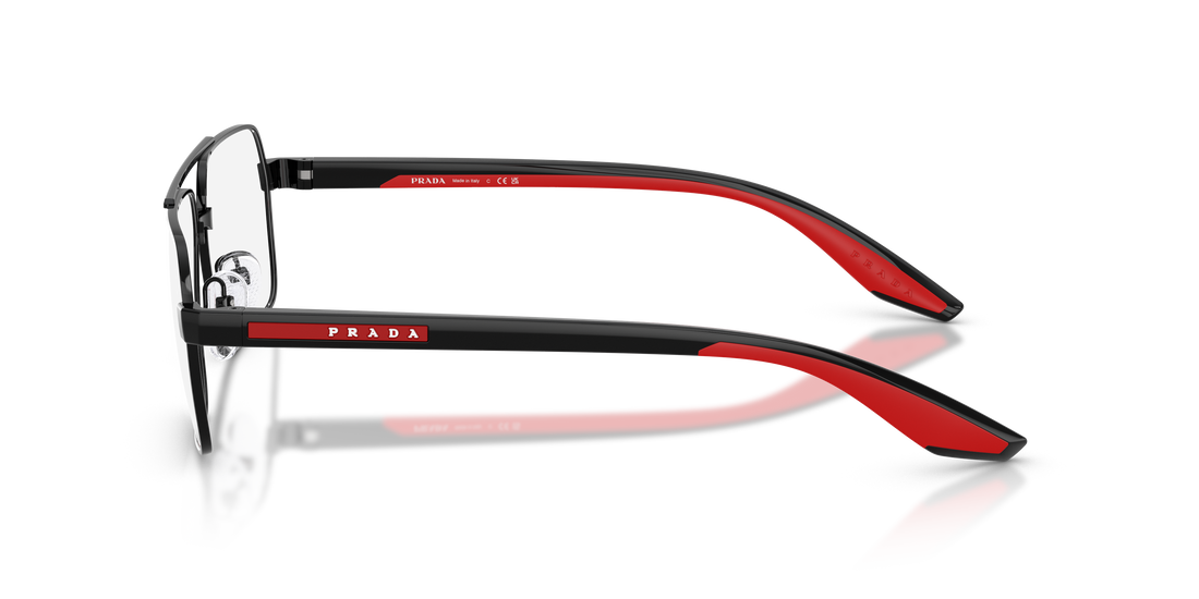 Prescription glasses prada linea rossa ps 51tv 1ab1o1 negro rectangular masculino size 57mm - Detailed view