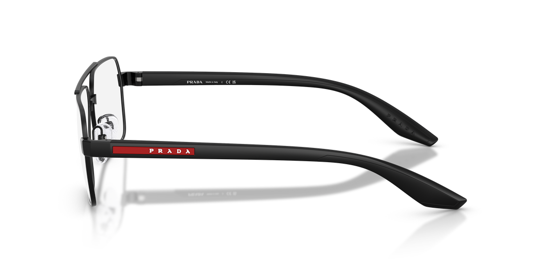 Gafas graduadas prada linea rossa ps 51tv 1bo1o1 negro rectangular masculino talla 57mm - Vista de detalle