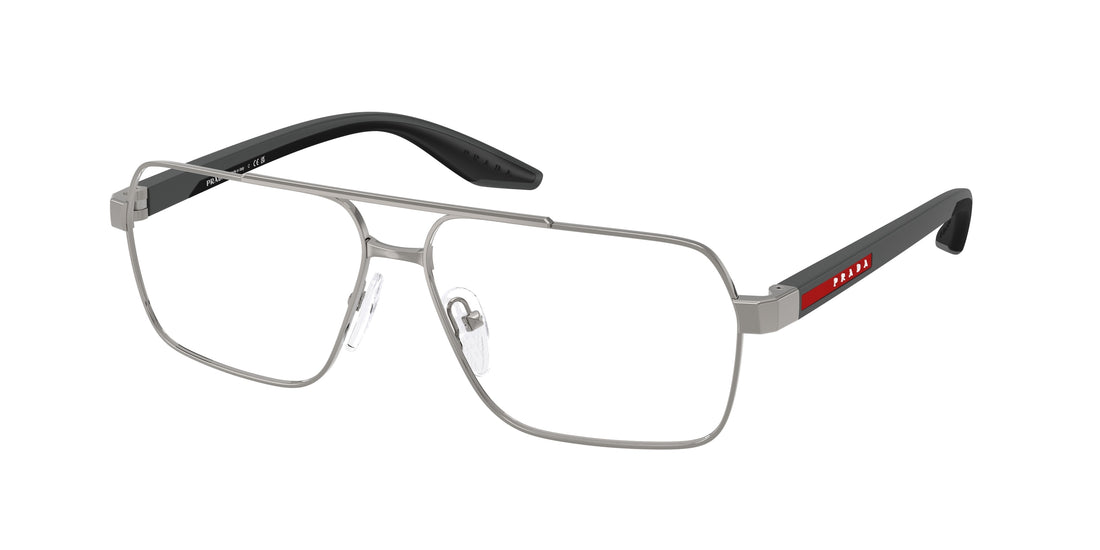 Prescription glasses prada linea rossa ps 51tv 5av1o1 gris rectangular masculino size 57mm - Main view
