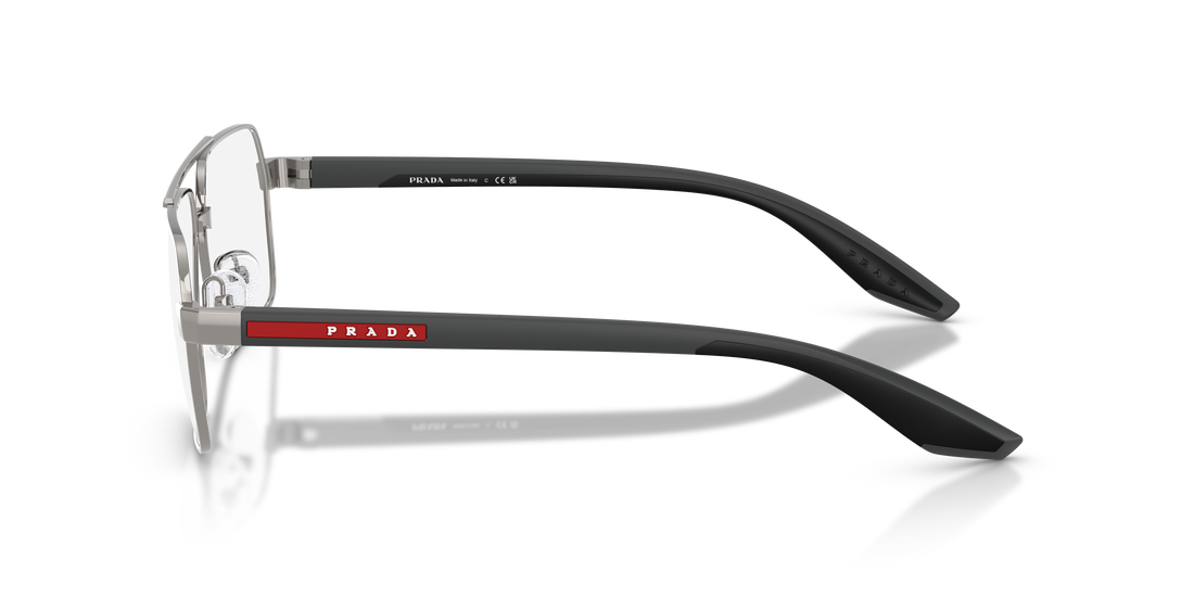 Gafas graduadas prada linea rossa ps 51tv 5av1o1 gris rectangular masculino talla 57mm - Vista de detalle